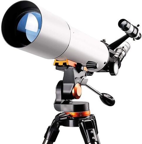 تلسكوب للأطفال المبتدئين البالغين 80 مم من تلسكوب 500 مم لعلم الفلك BAK4 PRISM FMC TELESCOPE Astronomical Refrical Telescope مع ترايبود لمراقبة القمر والكوكب in Kuwait