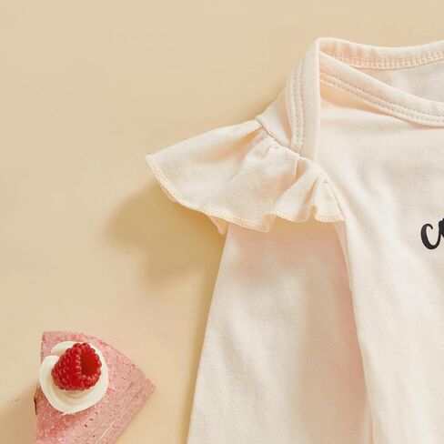 Western Toddler Girl Outfits Ruffle Set Funny Letter Cowgirl Boots Romper Pants Headband Farm Baby Clothes in Kuwait