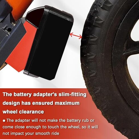 for Stacyc 12" and 16" for De.Walt 20v Battery Adapter | Double The Battery Life in Saudi Arabia