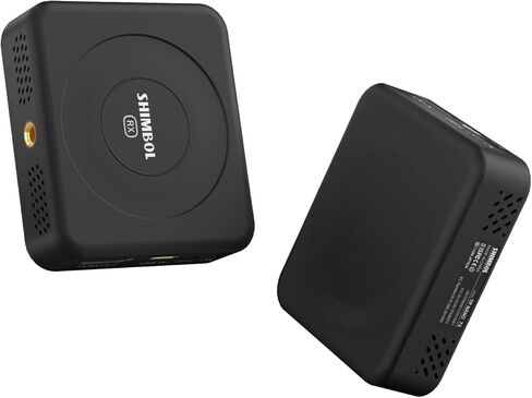 نظام نقل الفيديو اللاسلكي ، جهاز إرسال إدخال HDMI ومستقبل HDMI للهواتف والكاميرات مع وجود 2000 مللي أمبير في الساعة مجموعة ناقل حركة/492 قدم/60 مللي ثانية (أسود) in Kuwait