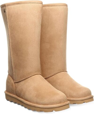 Bearpaw Women's Elle Tall Vegan Iced Coffee Size 10 | حذاء المرأة الكلاسيكية من جلد الغزال | زلة المرأة على الحذاء | الحذاء الشتوي مريح in Saudi Arabia