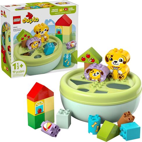 LEGO DUPLO My First Shape Sorter: Puppy House Sensory Toy for Toddlers - Montessori Shape Sorting & Learning Play Set for Boys & Girls, Ages 1.5+ - Educational Gift Idea for Birthdays - 10441 in Saudi Arabia
