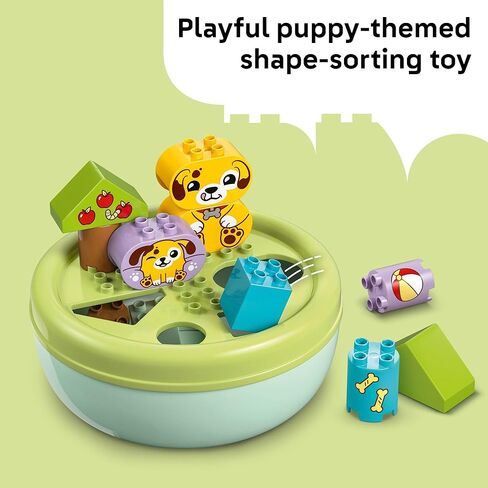 LEGO DUPLO My First Shape Sorter: Puppy House Sensory Toy for Toddlers - Montessori Shape Sorting & Learning Play Set for Boys & Girls, Ages 1.5+ - Educational Gift Idea for Birthdays - 10441 in Saudi Arabia