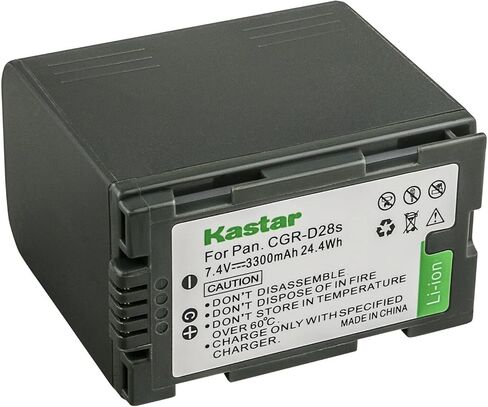 استبدال بطارية Kastar 4-Pack CGR-D28 لـ Panasonic AG-DVC15 ، AG-DVC15P ، AG-DVC30 ، AG-DVC30E ، AG-DVC32 ، AG-DVC33 ، AG-DVC60 ، AG-DVC60E ، AG-DVC62 ، AG-DVC80 ، AGVC80P ، AG-DVX100 ، AG-DVX in Saudi Arabia