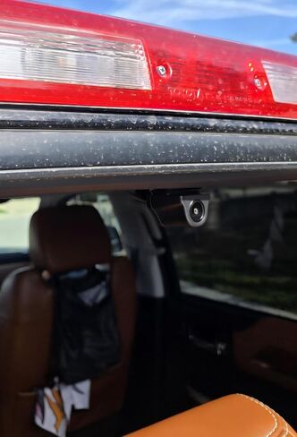 ABS Rear Camera or Dash-Cam Mount (Rear Camera Clip, Slide-Down Window) Universal fits Most Vehicles in Saudi Arabia