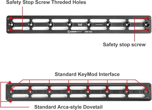 11 بوصة ARCA Swiss Adapter M Lok Rail للبنادق ، طولها 300 مم ، 2520 in Kuwait