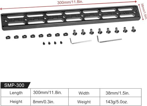 11 بوصة ARCA Swiss Adapter M Lok Rail للبنادق ، طولها 300 مم ، 2520 in Kuwait