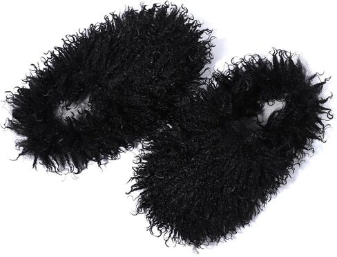 GOKTOW Fluffy Furry Slippers for Women - Non-Slip Warm Fuzzy Fluffy Slides, Indoor Home Quick Trip House Slippers in Saudi Arabia