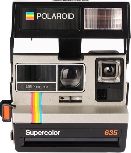 Polaroid Supercolor 635 Instant Camera | Vintage Retro Instant Film Camera with Built-in Flash | Compatible with Polaroid 600 Film in Saudi Arabia