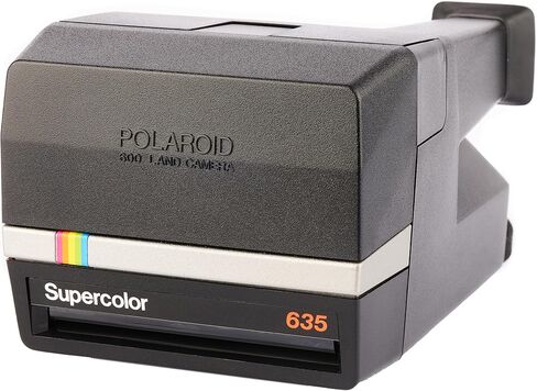 Polaroid Supercolor 635 Instant Camera | Vintage Retro Instant Film Camera with Built-in Flash | Compatible with Polaroid 600 Film in Saudi Arabia