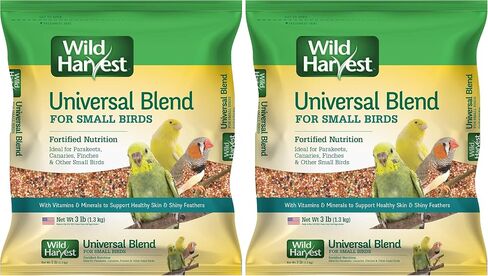 Wild Harvest Bird Seed Collection: Daily Blends and Advanced Nutrition for Parakeet, Canaries, Finches, Cockatiel, Parrots and More. in Kuwait