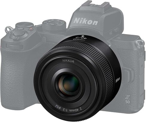 Nikon Nikkor Z 40mm F/2 Lens ، حزمة مع مرشح الأشعة فوق البنفسجية ProPtic Pro Digital 52 مم ، قماش تنظيف in Saudi Arabia