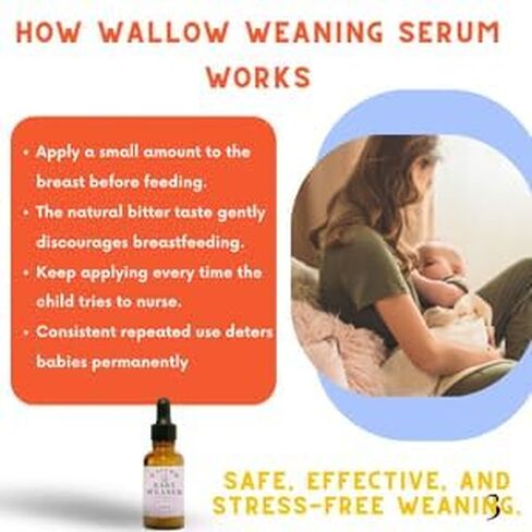 Stop Breastfeeding with Bitter Weaning Stopper | 5X Faster Weaning |100% Natural Serum | Baby Safe Safe & Gentle Formula | Deter Baby from Paci Thumb & Breast Fast in Saudi Arabia