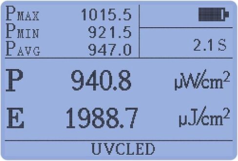 Roroll Light Meter ، UVA UVB Meter UV Nadiometer Lighting Impiance LS125 قياس الأشعة فوق البنفسجية مع تصميم سهل الاستخدام (UVA-X0) in Kuwait
