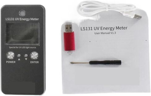 Roroll Light Meter ، UV Energy Meter LS131 UVA مقياس إشعاع مقياس الإشعاع لقيمة الطاقة والطاقة 365 385 395 405NM UV LED in Kuwait