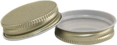 North Mountain Supply - 38-BP-15 أغطية لولبية بلاستيكية سوداء مقاس 38 مم مع بطانة إسفنجية F217 - عبوة مكونة من 15 غطاء مانع للتسرب in Kuwait