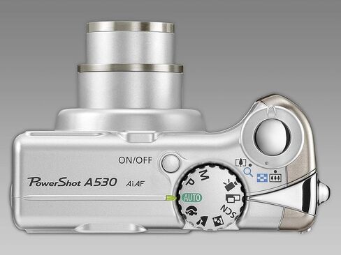 الكاميرا الرقمية Canon PowerShot A530 5MP مع التكبير البصري 4x (النموذج القديم) (متجدد) in Saudi Arabia