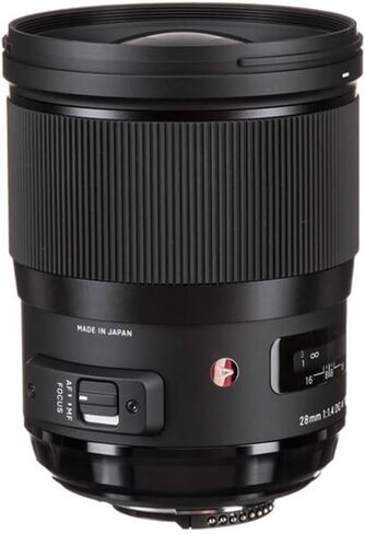 Sigma 28mm f/1.4 DG HSM Art Lens for Nikon F (441955) Bundle with 128GB Memory Card, Tripod, Filter Kit and More in Saudi Arabia
