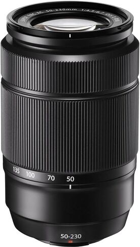 Fujifilm XC 50-230mm f/4.5-6.7 OIS II Lens, Black, Bundle with 58mm Filter Kit and Mac Software Kit in Saudi Arabia