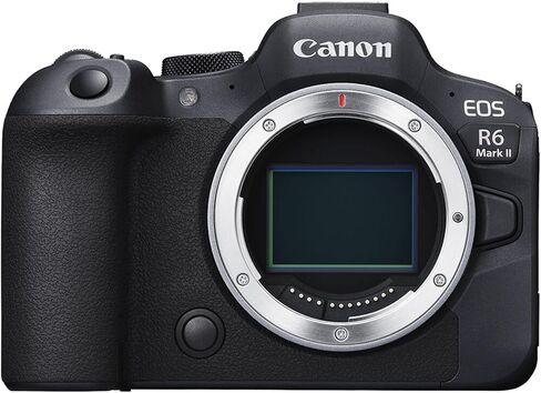 Canon EOS R6 Mark II Mirrorless Camera with 24-50mm and EF 75-300mm Lens + 2X Sandisk 64GB Extreme Memory Card + TTL Flash U-Grip + Tripod + More (25pc Bundle) (Renewed) in Saudi Arabia