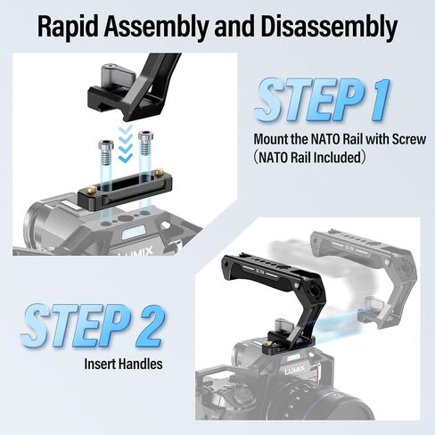 SIRUI NATO Top Handle and Camera Monitor Mount with Cold Shoe Bundle in Saudi Arabia