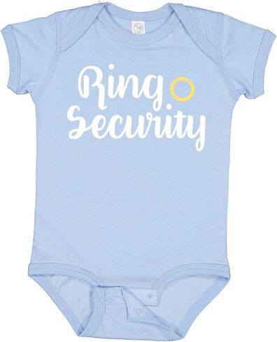 inktastic Ringbearer Ring Security White Text Baby Bodysuit in Saudi Arabia