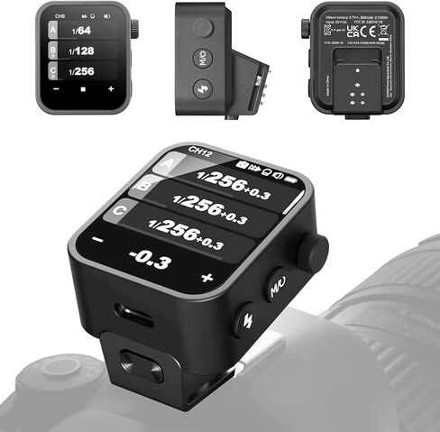 Godox X3-N Wireless Flash Trigger لكاميرات Nikon ، 2.4G Wireless X System TTL Autoflash HSS1/8000S OLED High Brightness Touchnen 16 مجموعة و 32 قناة مضمنة في بطارية ليثيوم 850 مللي أمبير في الساعة. in Saudi Arabia
