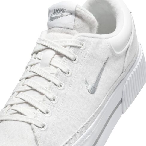 Nike Court Legacy Lift Women's Shoes (FZ2606-100, Summit White/White/Phantom/Light) Size 12 in Saudi Arabia