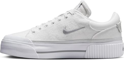 Nike Court Legacy Lift Women's Shoes (FZ2606-100, Summit White/White/Phantom/Light) Size 12 in Saudi Arabia