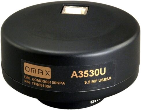 OMAX 3.2MP كاميرا مجهر USB الرقمية مع البرامج المتقدمة وشرائح المعايرة (Windows 8 و 10 ، Mac OS X ، Linux متوافق) in Kuwait