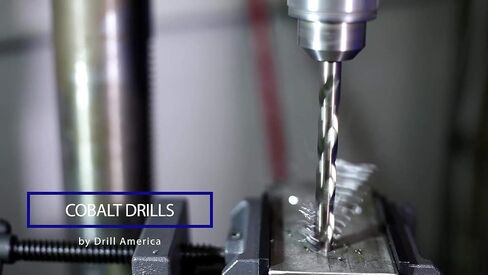 Drill America 29/64in Cobalt Heavy Duty Split Point Stub Drill Bit in Saudi Arabia