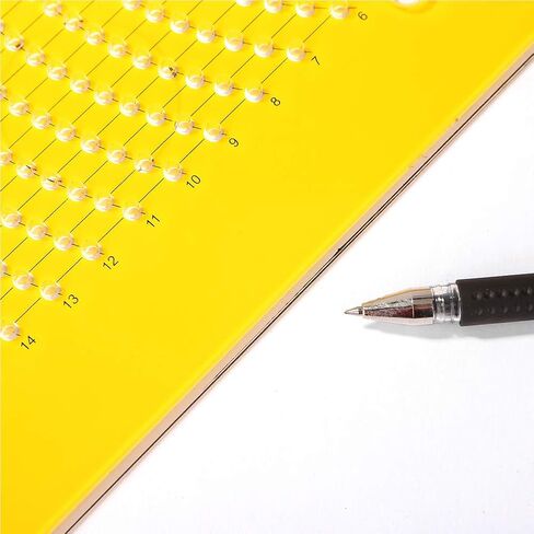 رقصة قطع الدائرة لجهاز التوجيه الخشبي ، أدوات التوجيه الدقيقة لأخدود طحن ، دليل قطع الدائرة لصنع قطع مكبر الصوت المقطوعة أدوات توجيه أعمال الخشب (اللون: أصفر) in Kuwait