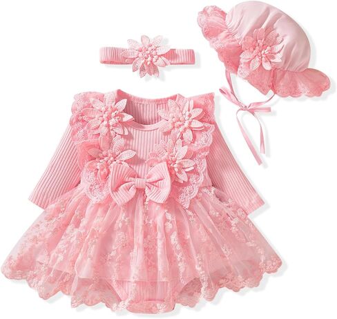 Baby Girl Lace Bodysuit Dress in Saudi Arabia