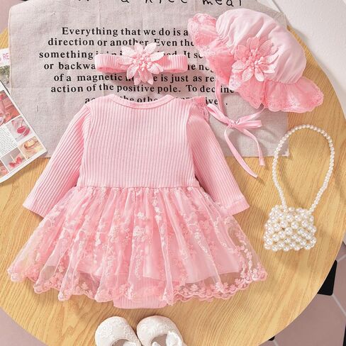 Baby Girl Lace Bodysuit Dress in Saudi Arabia