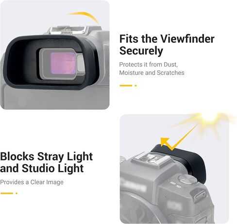 eyecup + ooler kit ： eyecup camera for eos r8 rp مع طقم مبرد الكاميرا مع بطارية مغناطيسية قابلة لإعادة الشحن in Saudi Arabia