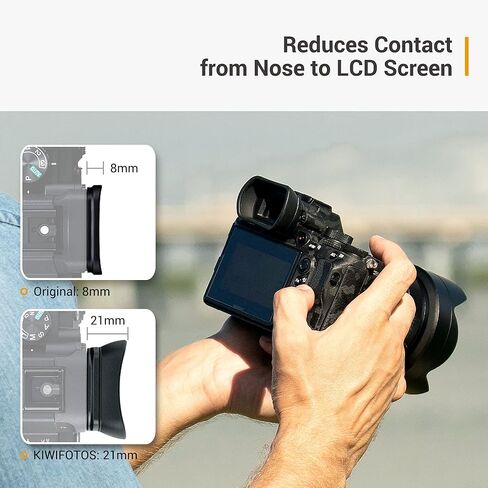 Eyecup + Cooler Kit：Camera Eyecup Replaces Sony FDA-EP18 with Camera Cooler Kit with Magnetic Rechargeable Battery in Saudi Arabia