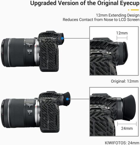 Eyecup + Cooler Kit：EOS R6 Mark II R6 R5 R5C Eyecup with Camera Cooler Kit with Magnetic Rechargeable Battery in Saudi Arabia