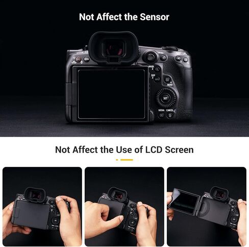 Eyecup + Cooler Kit：EOS R6 Mark II R6 R5 R5C Eyecup with Camera Cooler Kit with Magnetic Rechargeable Battery in Saudi Arabia