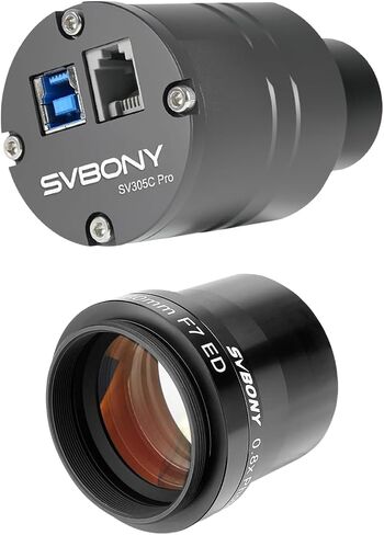 SVBONY SV193 Focal Reducer 2 Inch 0.8X Field Flattener with SV305C Pro Telescope Camera in Saudi Arabia