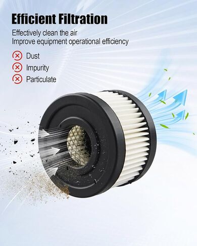 Air Compressor Filter Fit for Ingersoll-Rand 1WF72 4YW07 SS3 Compressor, Air Filter Element Replace 70243712, 2 Pcs in Saudi Arabia