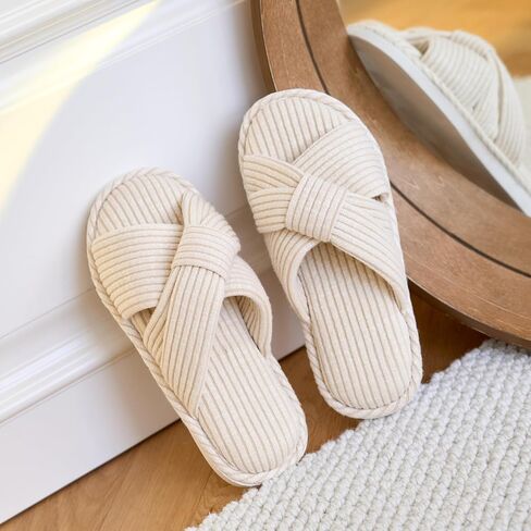 Jerzmy Crossbrand Slippers للنساء ، والذاكرة اللطيفة ، والذاكرة ، والمنزل ، والنعال ، والسيدات ، والسيدات ، والسيدات. in Saudi Arabia