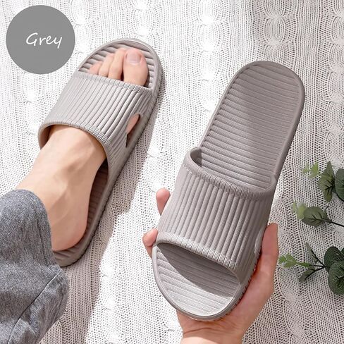 Shower Slippers for Women Men, Open-toe Quick Drying Non Slip Lightweight Slippers for Bathroom,House Slipper,Outdoor in Saudi Arabia
