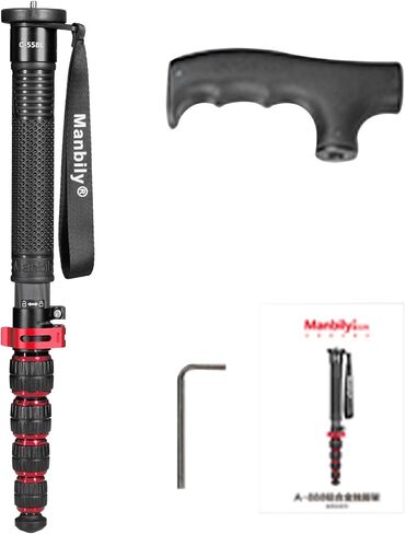 monopod الكاميرا ، 61 "التصوير الفوتوغرافي الألومنيوم monopod ، monopod monopod محمولة خفيفة الوزن مع مقبض التسلق ، للكاميرات المدمجة ، بلا مرآة ، dslr in Kuwait