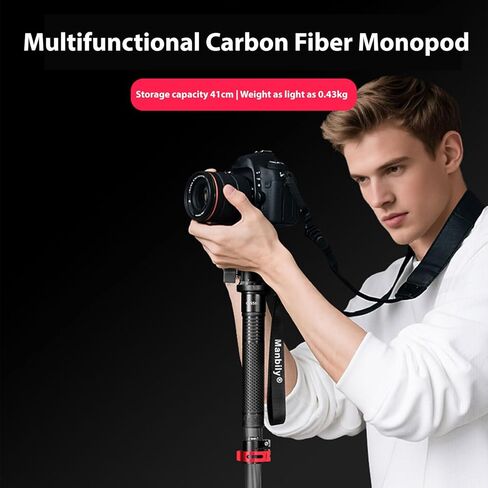 monopod الكاميرا ، 61 "التصوير الفوتوغرافي الألومنيوم monopod ، monopod monopod محمولة خفيفة الوزن مع مقبض التسلق ، للكاميرات المدمجة ، بلا مرآة ، dslr in Kuwait