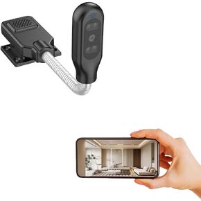 W8 Compact Wireless Smart Camera, 4K Full HD Video, AI Motion Detection, IR Night Vision, USB Powered, Pet & Baby Monitor, Home Security Camera, Remote Playback via App in Saudi Arabia