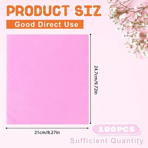 100 Pink Nail Dust Collector Filter Paper, Reusable Nail Vacuum Dust Collector Filters for Nail Salon & Home Use in Saudi Arabia