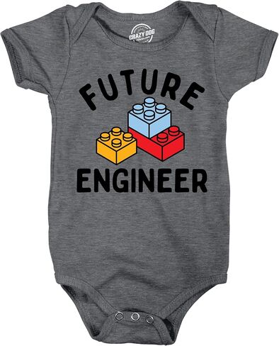 القمصان المجنونة الكلب المهندس المستقبلي babysuit مضحكة كتل الساخرة in Saudi Arabia