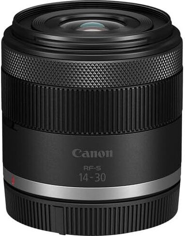 Canon RF-S 14–30mm Zoom Lens for APS-C (6916C002) | عدسة Vlogging العريضة فائقة مع استقرار مدمج وتركيز تلقائي للصوت | يتضمن مجموعة مرشح ، مجموعة تنظيف ، حارس حقيبة وكاب (متجدد) in Kuwait