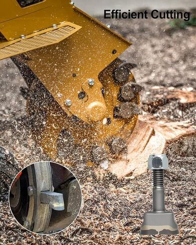 16 Pcs Stump Grinder Teeth Compatible with Yellow Jac-ket Grinder Teeth Replacement in Saudi Arabia