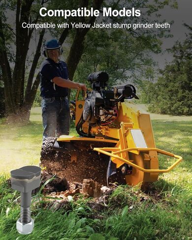 16 Pcs Stump Grinder Teeth Compatible with Yellow Jac-ket Grinder Teeth Replacement in Saudi Arabia